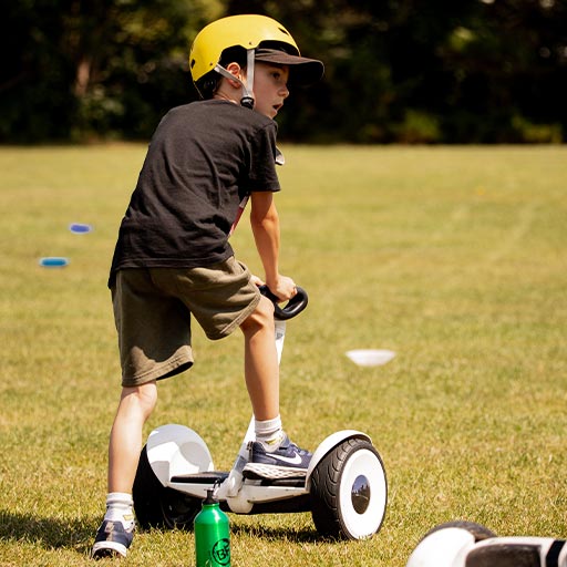 Mini Segway Adventure - Young Boy on Course