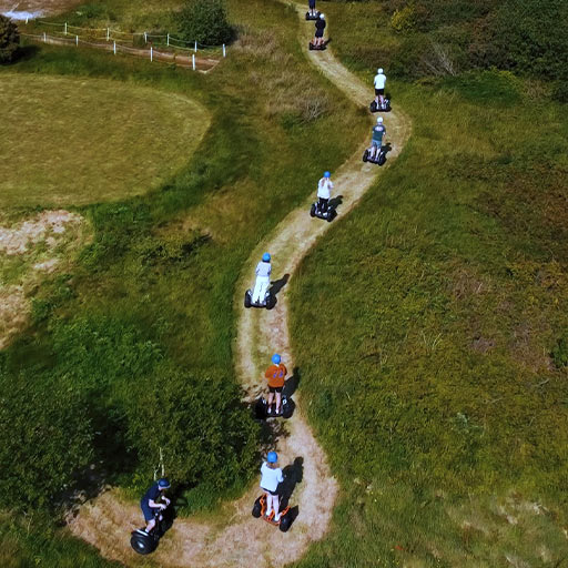Segway Experiences Group on Course - Cornwall Segway